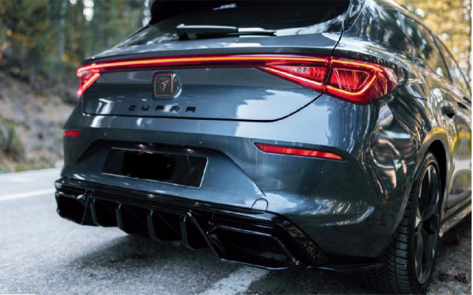 💫 Rear Side Splitter (2 pezzi) per CUPRA Leon Mk1 (2020–2024)💫