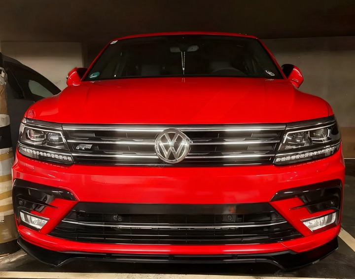 ART.7407 SPLITTER 3PZ  VW TIGUAN  MK2 R-Line 2016-2020