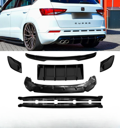 💕BODYKIT  CUPRA ATECA MK1 NERO LUCIDO 2018+💕