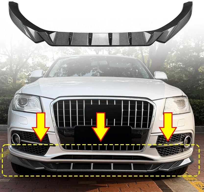 ART.6148 SPLITTER Audi Q5 8R SQ5 2013-2016