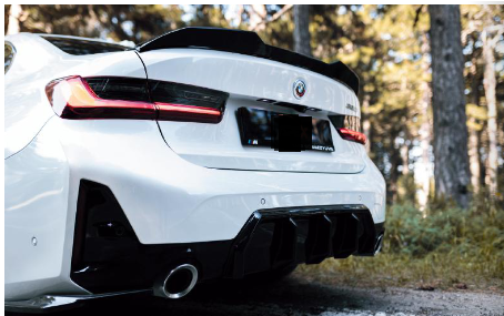 💫Rear Side Splitter (2 pz) per BMW Serie 3 G20/G21 M-Pack Facelift (2022+)💫