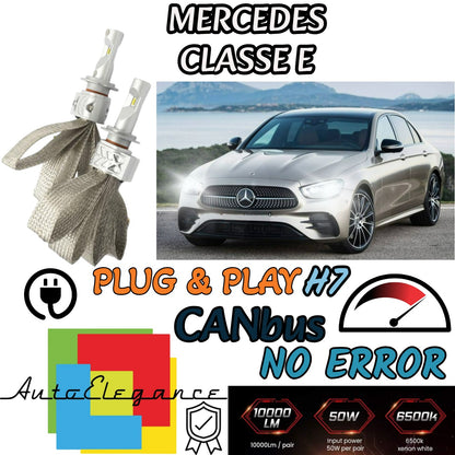 KIT LED H7 CANBUS PER MERCEDES CLASSE E W211 CON LED 8000 LUMEN