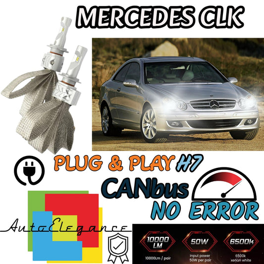 H7 CANBUS LED KIT FOR MERCEDES CLK C209 WITH 8000 LUMEN LED 