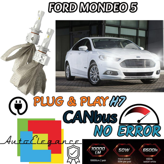 KIT LED H7 CANBUS PER FORD MONDEO 5 CON LED 8000 LUMEN