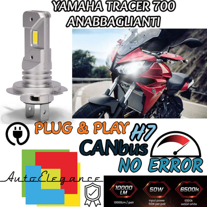 LAMPADA LED H7 CANBUS PER ANABBAGLIANTE PER YAMAHA TRACER 700 2016-2020 6000K