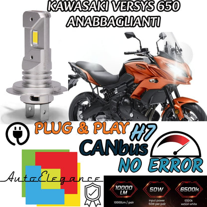 LAMPADA LED H7 ANABBAGLIANTI KAWASAKI VERSYS 650 (2015-2016) TOURER PLUS ABS