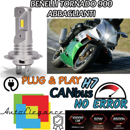 LAMPADA LED H7 CANBUS PER ABBAGLIANTI BENELLI TORNADO 900 (2004-2006) TRE RS
