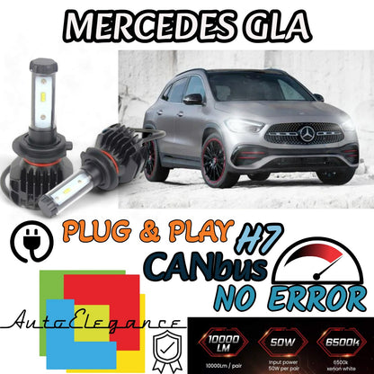 LED KIT H7 6000K CANBUS XENON 9800 LM LUMEN MERCEDES GLA X156 NO ERROR 