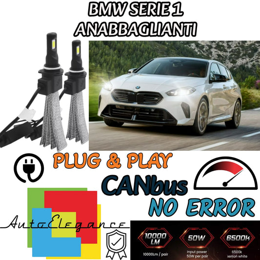 LED KIT H7 LED BMW SERIE 1 F20 F21 RESTYLING 6000K 6400 LUMEN LOW BEAM 