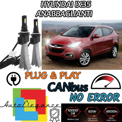 HYUNDAI IX35 PRE-RESTYLING LED LOW BEAM LAMP KIT LED H7 6000K NO ERROR 