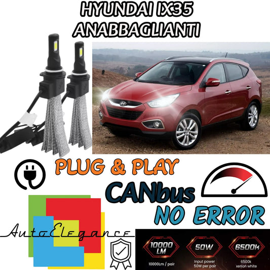 HYUNDAI IX35 PRE-RESTYLING LED LOW BEAM LAMP KIT LED H7 6000K NO ERROR 