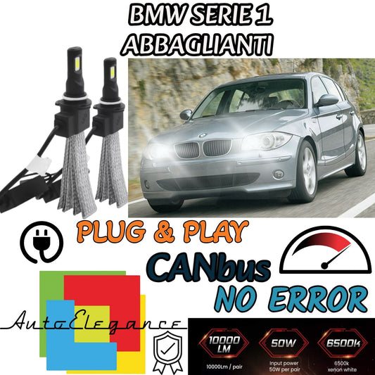 LED KIT H7 LED BMW SERIE 1 F20 F21 RESTYLING 6000K 6400 LUMEN HIGH BEAM 