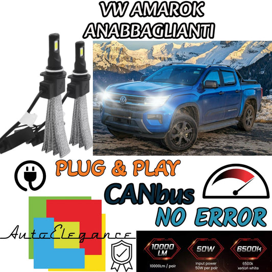 VOLKSWAGEN VW AMAROK LED LOW BEAM LAMP KIT H7 6000K XENON XENO