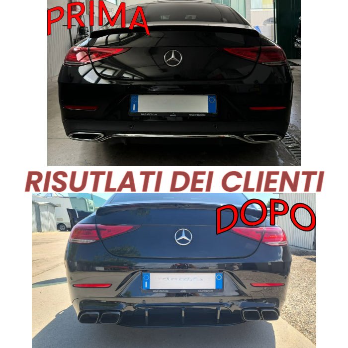 1883 DIFFUSORE CLS C257 2018+ AMG LOOK CLS63s NERO LUCIDO