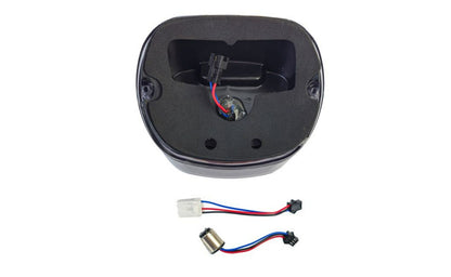 Fanale posteriore a LED per moto, alloggiamento fumé nero per Harley Sportster Glides FLST