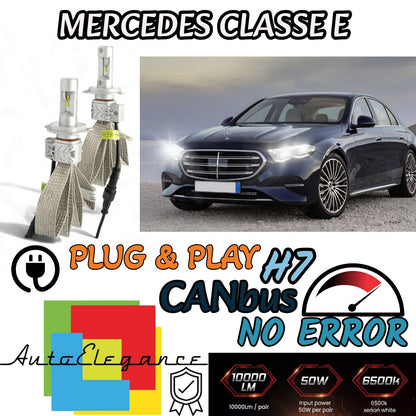 KIT LED H7 CANBUS PER MERCEDES CLASSE E W211 CON LED 8000 LUMEN