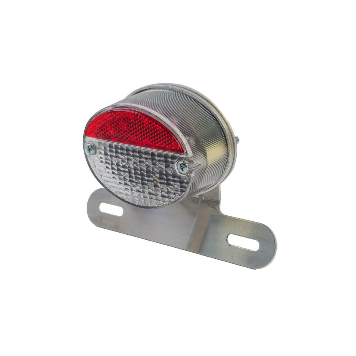 Mini LED Motorcycle Rear Light Clear Glass RETRO Universally Applicable 