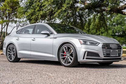 ⭐1944 GRIGLIA PER AUDI S5 A5 F5 2015-2019 LOOK S5 NERA PROFILI CROMATI⭐