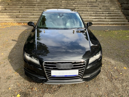 1945⭐GRIGLIA PER AUDI A7 2010-2014 LOOK S7 NERA PROFILI CROMATI⭐