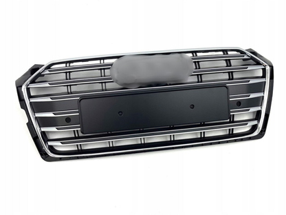 ⭐1944 GRIGLIA PER AUDI S5 A5 F5 2015-2019 LOOK S5 NERA PROFILI CROMATI⭐