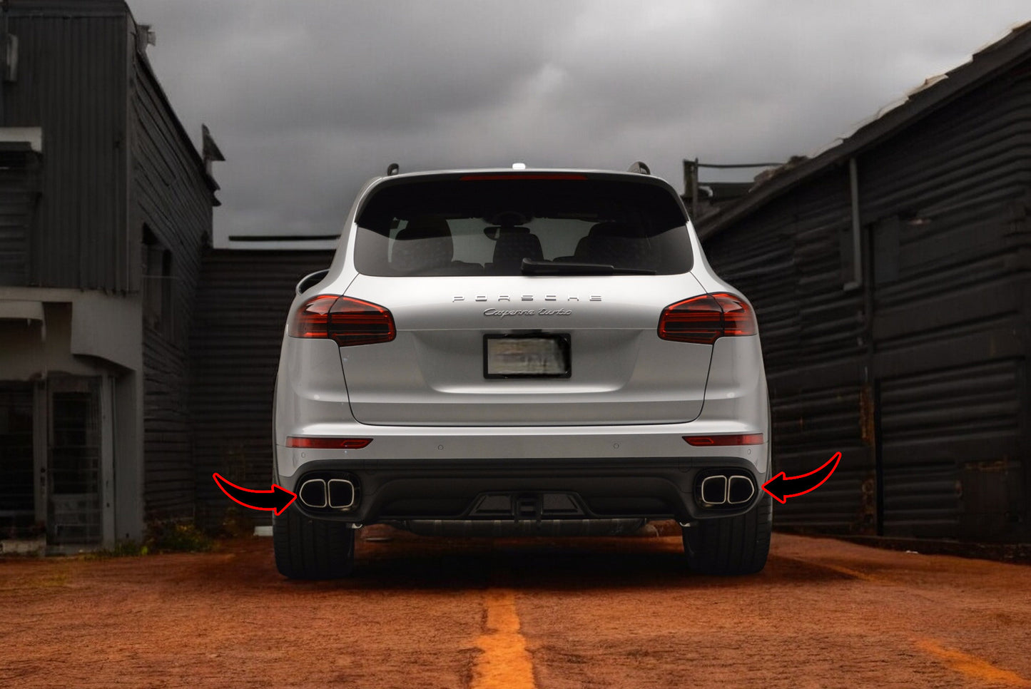 🔥Punta di scarico ADATTO PER Porsche Cayenne 10-14🔥