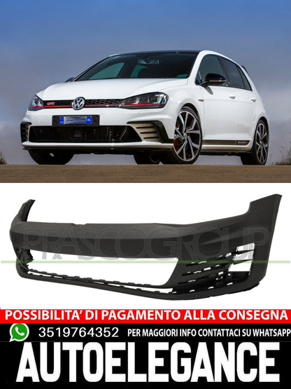 Paraurti Prasco per VW GOLF 7 CON PRIMER TAPPO COPRIGANCIO TRACCE PDC