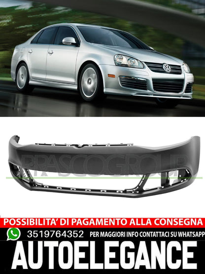 Prasco Front Bumper WITH PRIMER PDC TRACKS AND HEADLIGHT WASHER For Vw Jetta Iv