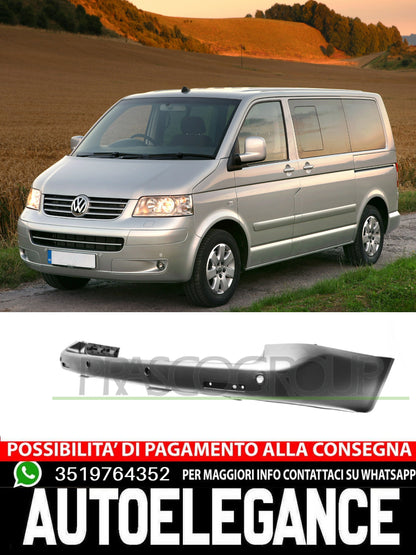 Paraurti Prasco Posteriore CON FORI PDC+SUPPORTI Per Vw Transporter Bns