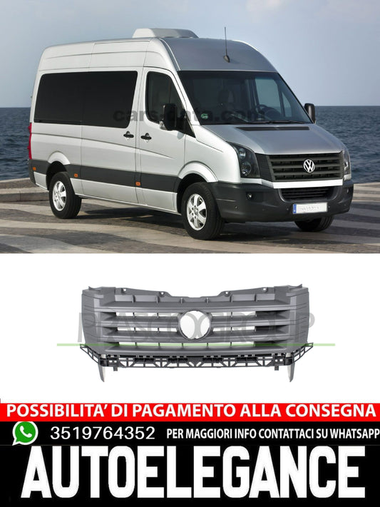 Griglia radiatore anteriore NERA GOFFRATA Prasco per VW CRAFTER 2E0853653E