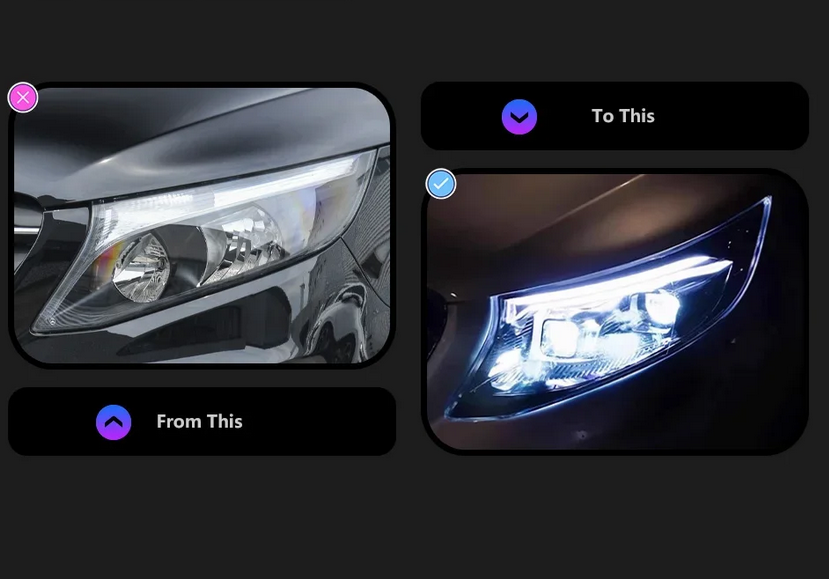 ART.5055    FARI  ANTERIORI MERCEDES VITO 2016-2023 W447