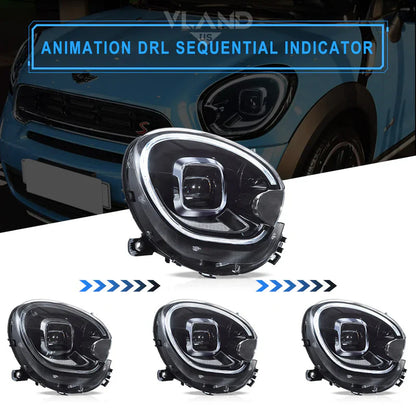 LED Headlights for BMW Mini Countryman R60 2010-2016 