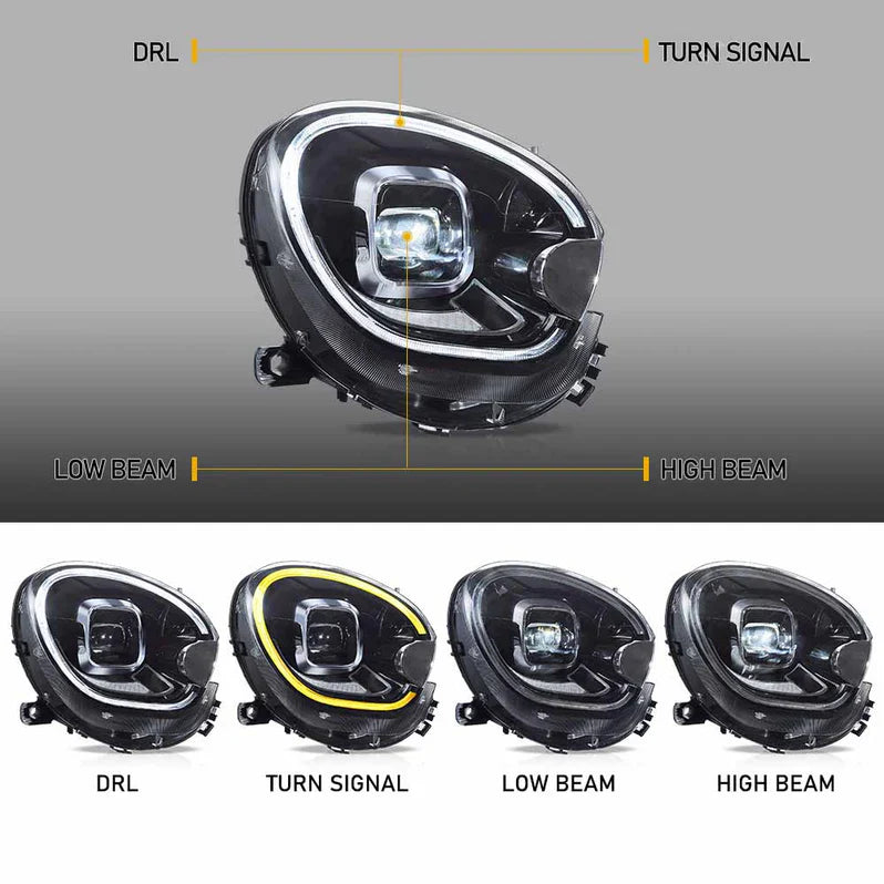 LED Headlights for BMW Mini Countryman R60 2010-2016 