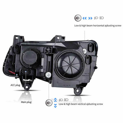 🔥Fari a proiettore LED VLAND per Chrysler 300 2011–2023🔥