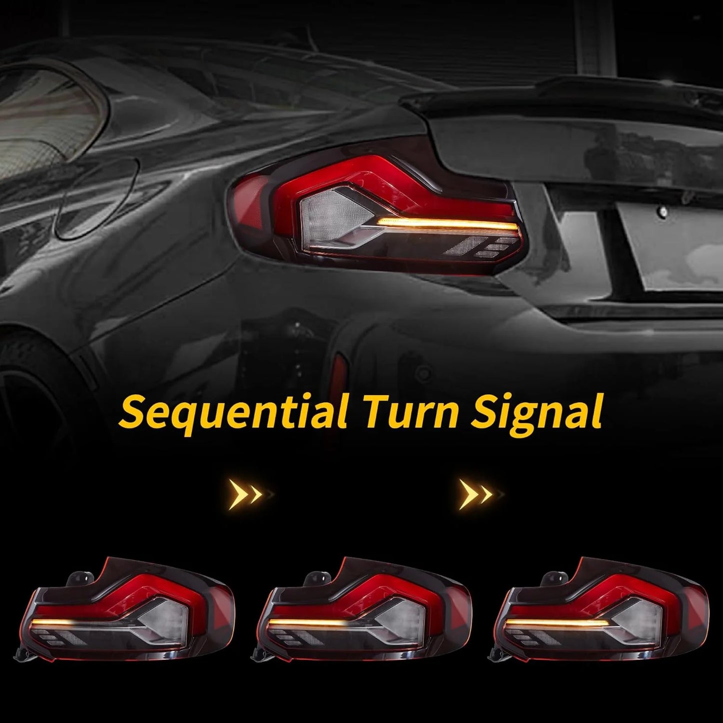Fanali posteriori a LED per BMW Serie 2 M2 F87 F22 F23 2014-2021