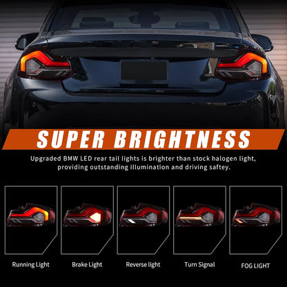 Fanali posteriori a LED per BMW Serie 2 M2 F87 F22 F23 2014-2021
