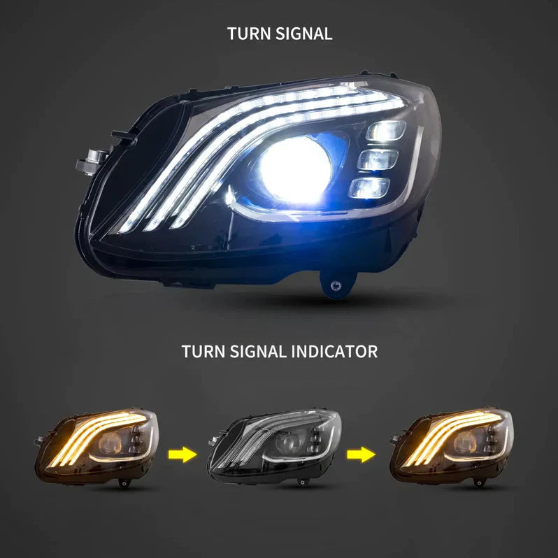 Fari a LED per Mercedes Benz Classe C W205 C300 2015-2021