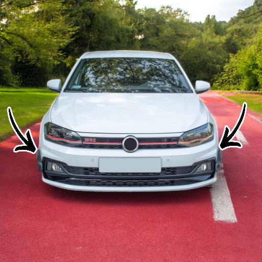 ⭐Paraurti anteriore GTI Look & Fendinebbia per VW Polo VI (AW) (2017-2021)⭐