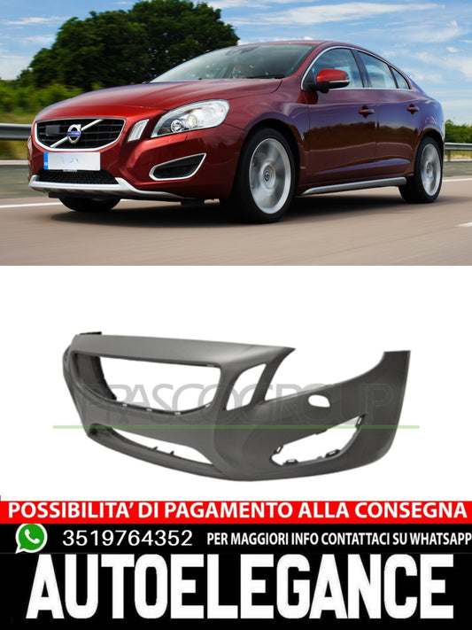 Paraurti Prasco Anteriore CON PRIMER FORI LAVAFARI per VOLVO V60 S60 39809608