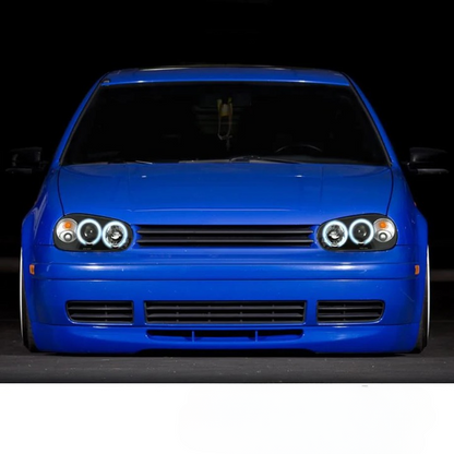 💫ART.7226 FARI "ANGEL EYES" NERI adatto per VW GOLF 4 09.97-09.03💫