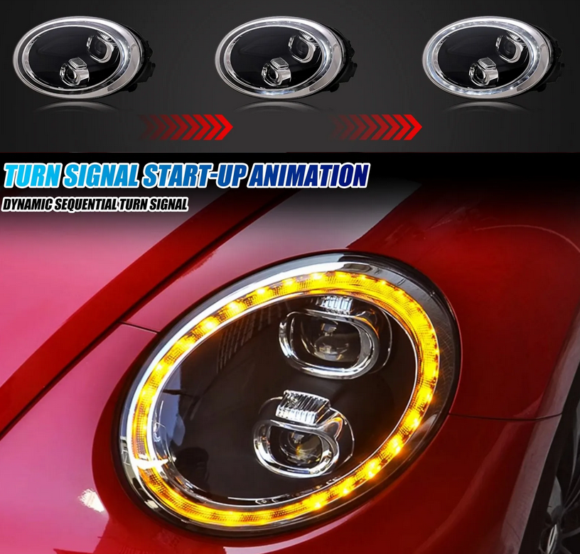 ART.4854 FARI  ANTERIORI VW Beetle 2011-2019