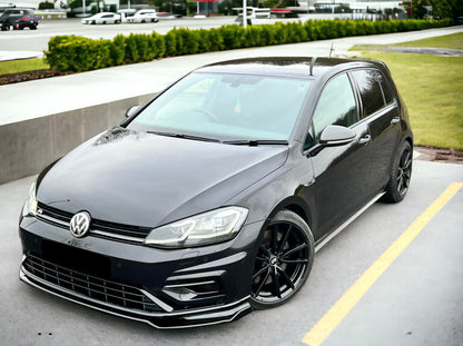 Splitter Anteriore VW VOLKSWAGEN Golf MK 7.5 R 2017-2020 Versione 2 Con ABE TÜV
