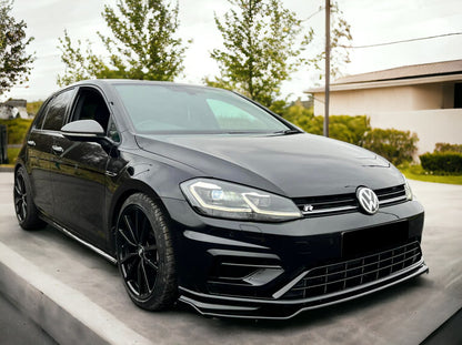 Splitter Anteriore VW VOLKSWAGEN Golf MK 7.5 R 2017-2020 Versione 2 Con ABE TÜV