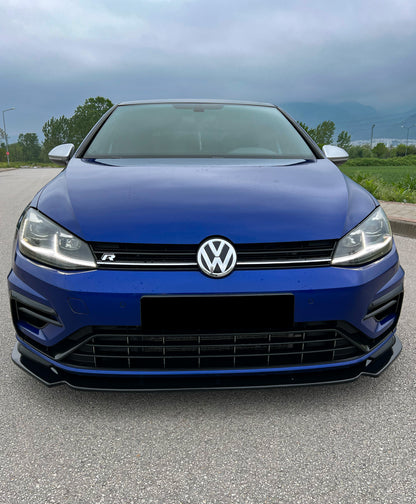 Splitter Anteriore VW VOLKSWAGEN Golf MK 7.5 R 2017-2020 Versione 3 Con ABE TÜV