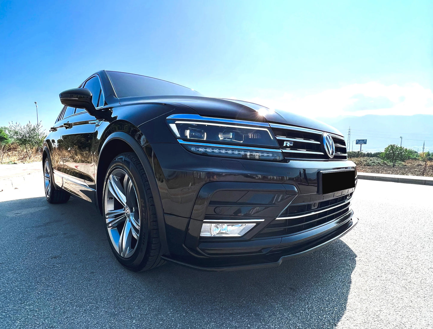 Front Splitter Suitable for VW Volkswagen Tiguan MK2 R-Line 2015-2020 