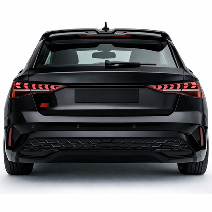 💫Spoiler Stile Oettinger per Audi A3 8Y Nero Lucido ABS 2021+💫