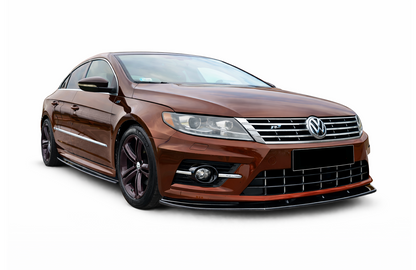 💫 Splitter Anteriore Nero Lucido per VW Passat CC R Line 2008-2011💫