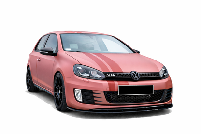💫 Splitter Anteriore V2 Nero Lucido per Golf 6 GTI 2008-2012💫
