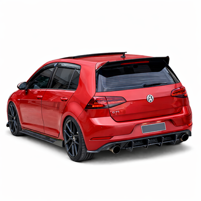 💫ART.9469 Spoiler Posteriore Stile Osir in ABS per VW GOLF 8  2020 Nero Lucido💫