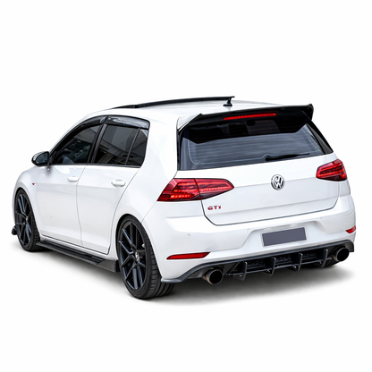 💫ART.9469 Spoiler Posteriore Stile Osir in ABS per VW GOLF 8  2020 Nero Lucido💫