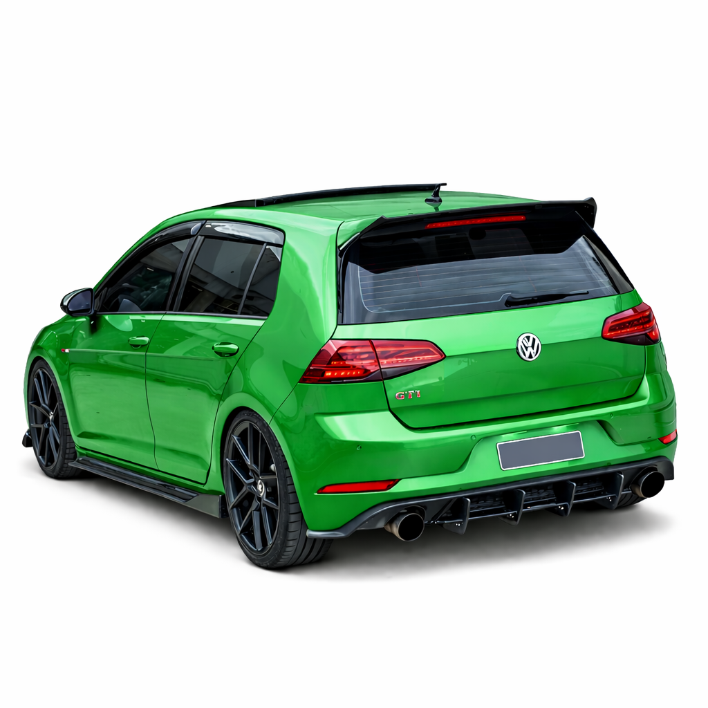 💫ART.9469 Spoiler Posteriore Stile Osir in ABS per VW GOLF 8  2020 Nero Lucido💫